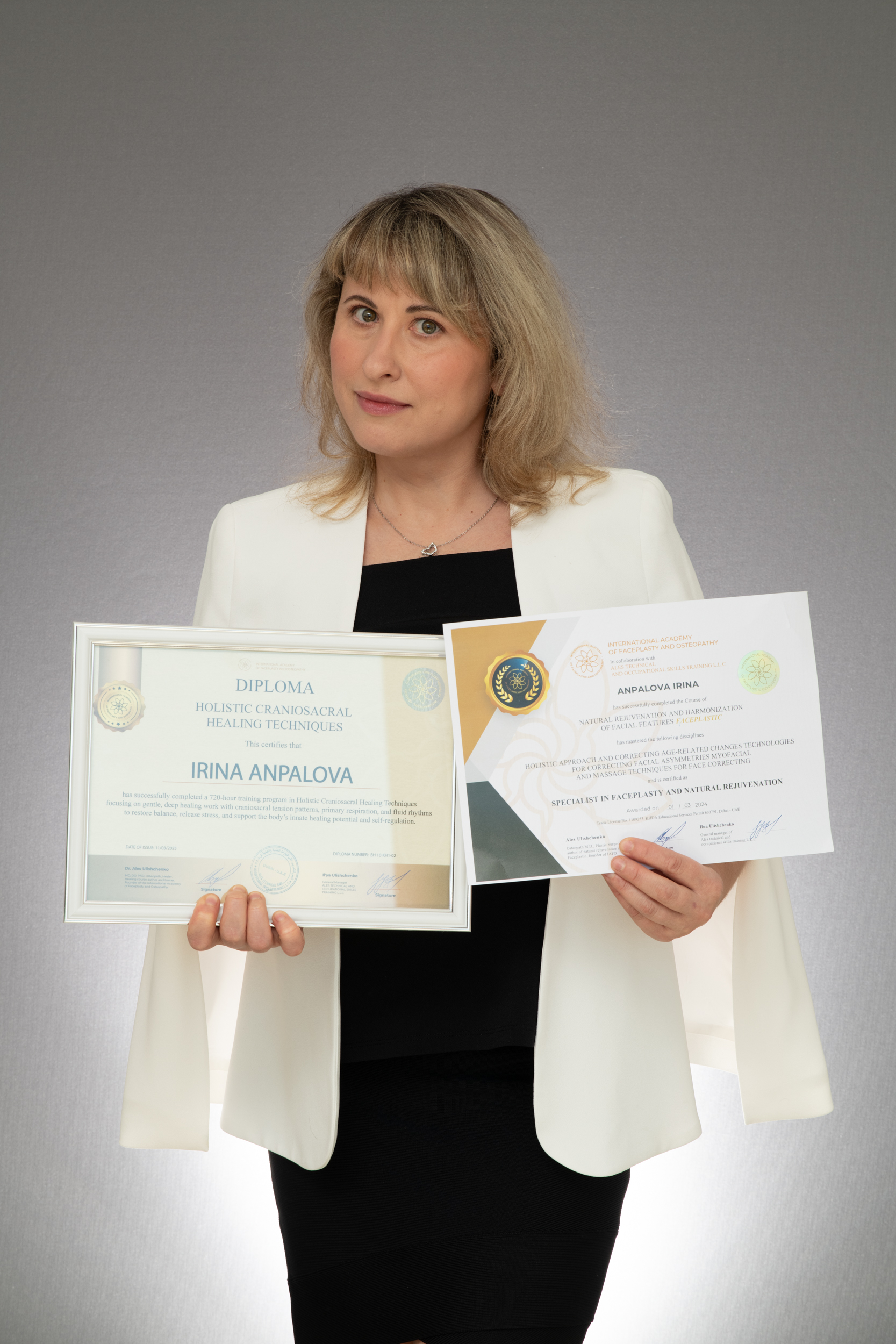 Об Ирине Анпаловой — практик Faceplasty в Париже